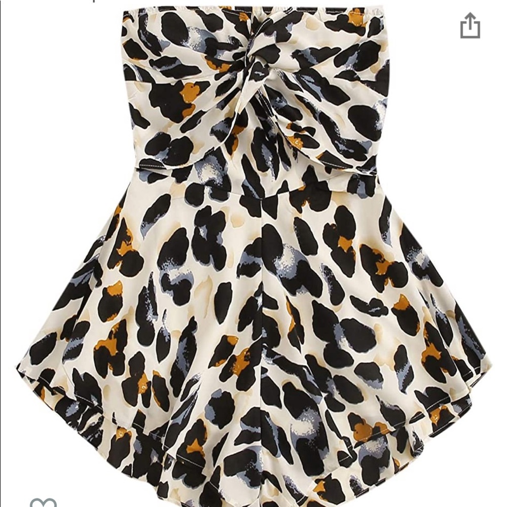 Leopard romper